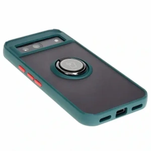 Kup Bizon Case Hybrid Ring Google Pixel 8a rauchig mit einem dunkelgrünen Rahmen - BIZ5742 - {ean13} - Sklep Home Screen