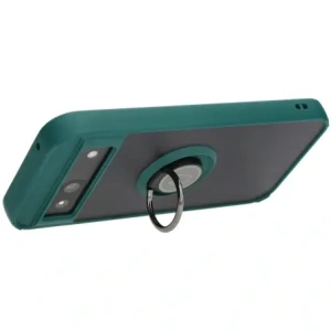 Kup Bizon Case Hybrid Ring Google Pixel 8a rauchig mit einem dunkelgrünen Rahmen - BIZ5742 - {ean13} - Sklep Home Screen