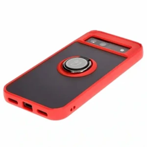 Kup Bizon Case Hybrid Ring Google Pixel 8a rauchig mit einem roten Rahmen - BIZ5743 - {ean13} - Sklep Home Screen