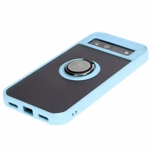Kup Etui s úchopem na prst Bizon Case Hybrid Ring pro Google Pixel 8a kouřové s jasně modrým rámečkem - BIZ5744 - {ean13} - Sklep Home Screen