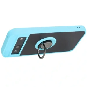 Kup Etui s úchopem na prst Bizon Case Hybrid Ring pro Google Pixel 8a kouřové s jasně modrým rámečkem - BIZ5744 - {ean13} - Sklep Home Screen