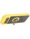 Buy Bizon Case Hybrid Ring Google Pixel 8a smoky with a yellow frame - BIZ5745 - {ean13} - Home Screen Store Europe
