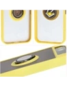 Buy Bizon Case Hybrid Ring Google Pixel 8a smoky with a yellow frame - BIZ5745 - {ean13} - Home Screen Store Europe