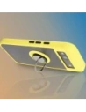 Buy Bizon Case Hybrid Ring Google Pixel 8a smoky with a yellow frame - BIZ5745 - {ean13} - Home Screen Store Europe
