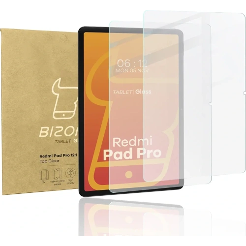 Kup Tvrzené sklo pro tablet Bizon Glass Tab Clear do Xiaomi Redmi Pad Pro 12.1 [2 PACK] - BIZ5746 - {ean13} - Sklep Home Screen