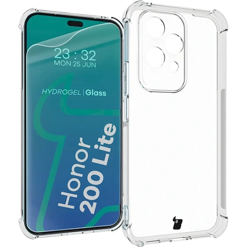 Kup Etui + 2x folia na ekran Bizon Case Clear Pack do Honor 200 Lite przezroczyste - BIZ5749 - {ean13} - Sklep Home Screen
