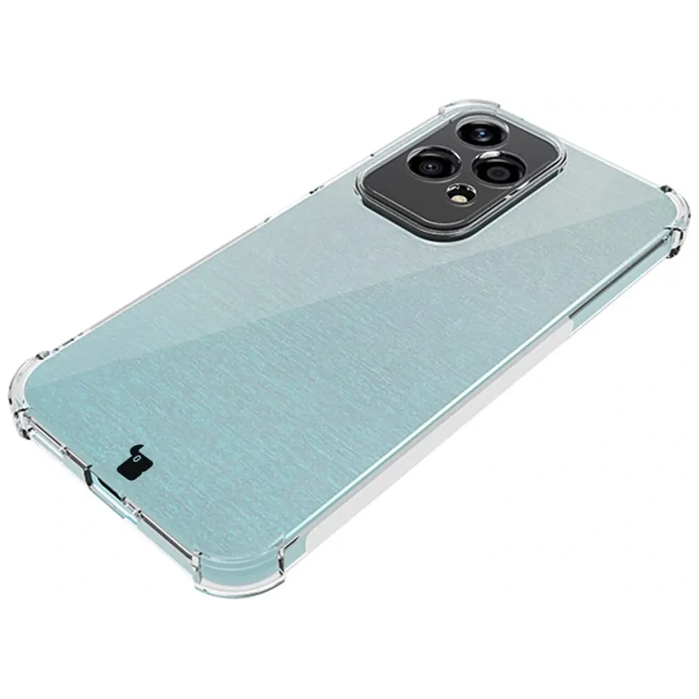 Etui + 2x folia na ekran Bizon Case Clear Pack do Honor 200 Lite przezroczyste