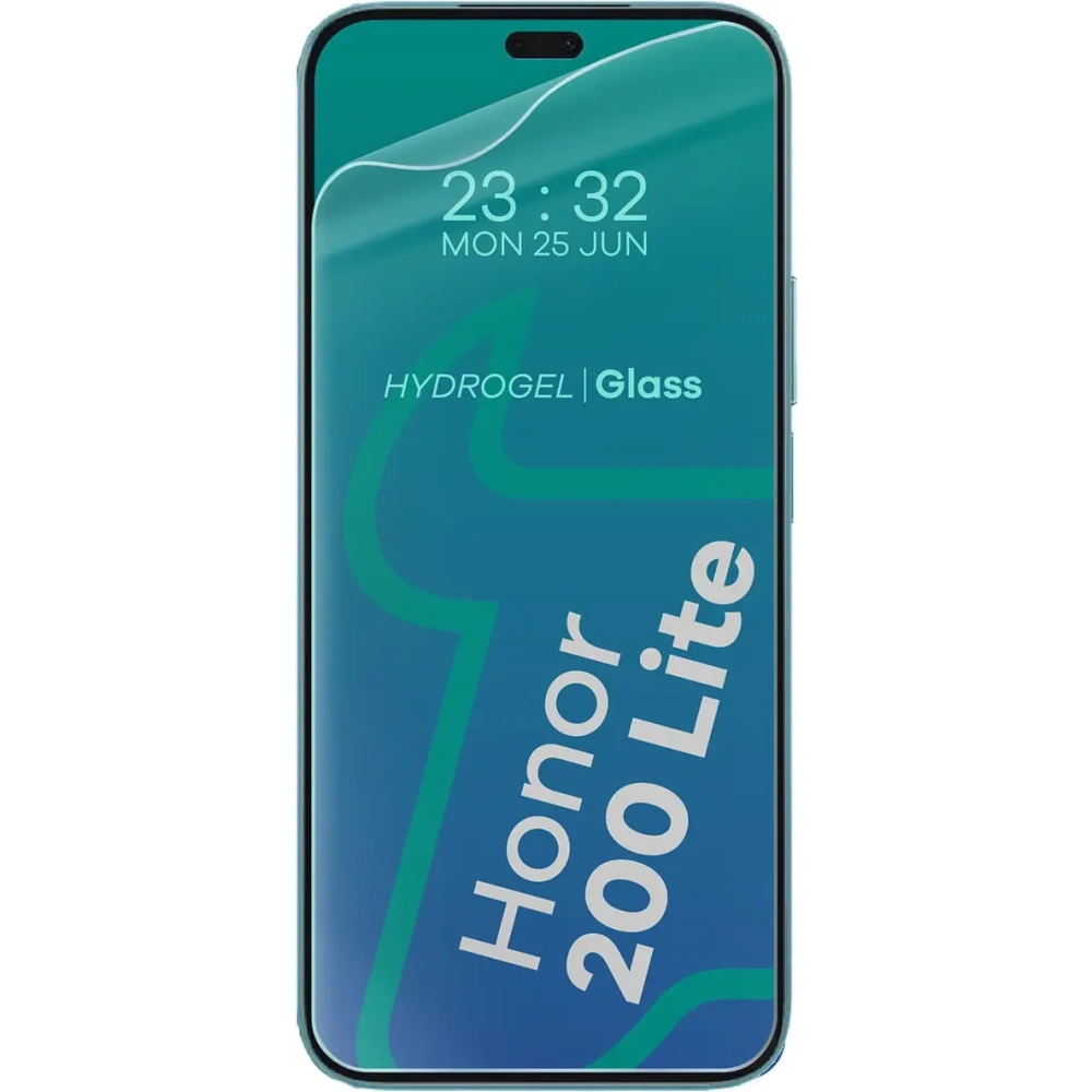 Etui + 2x folia na ekran Bizon Case Clear Pack do Honor 200 Lite przezroczyste