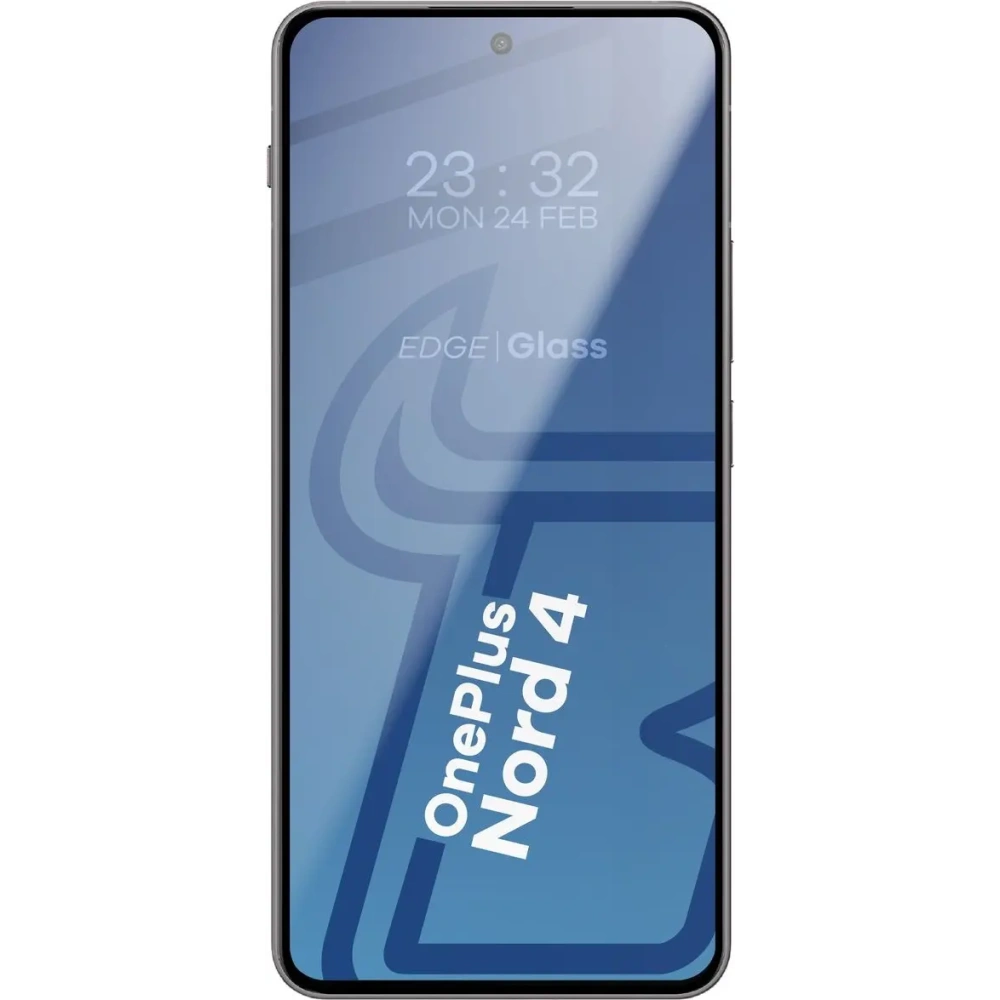 Szkło hartowane Bizon Glass Edge 2 do OnePlus Nord 4 czarna ramka