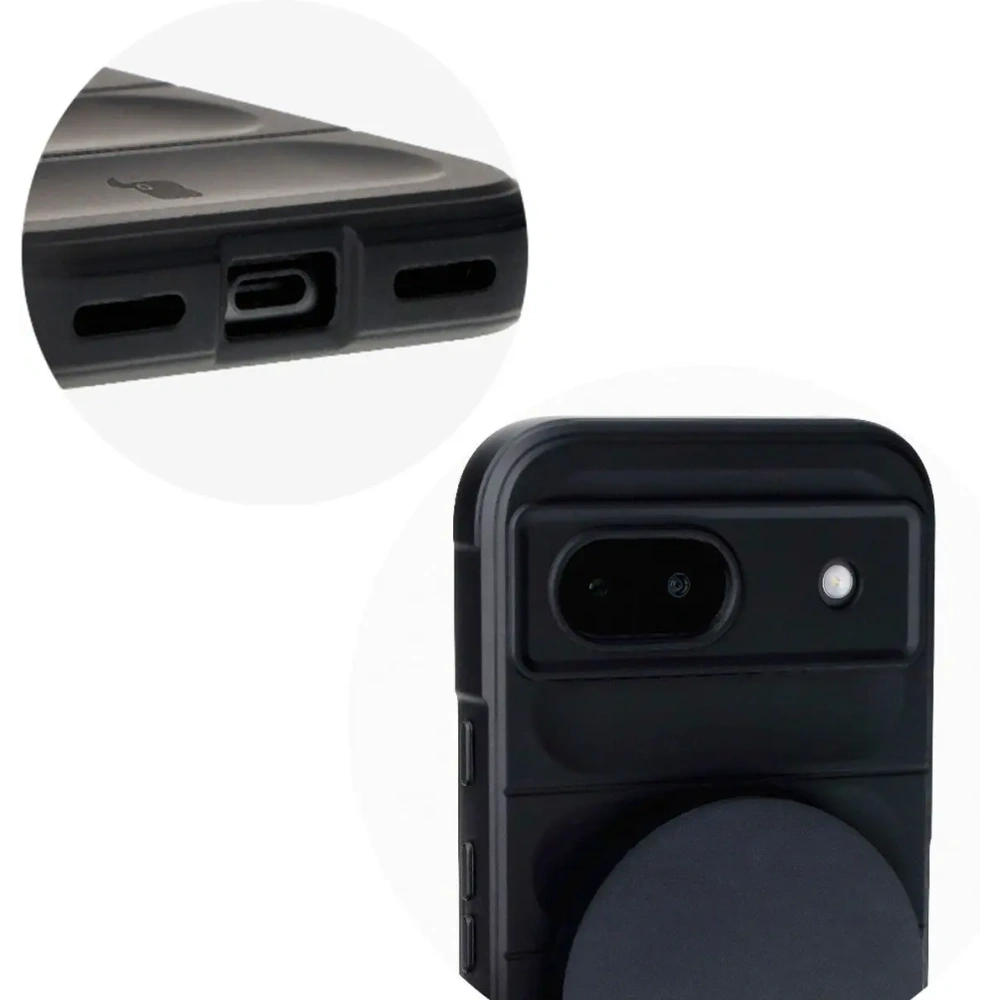 Pancerne etui Bizon Case Tur do Google Pixel 8a czarne