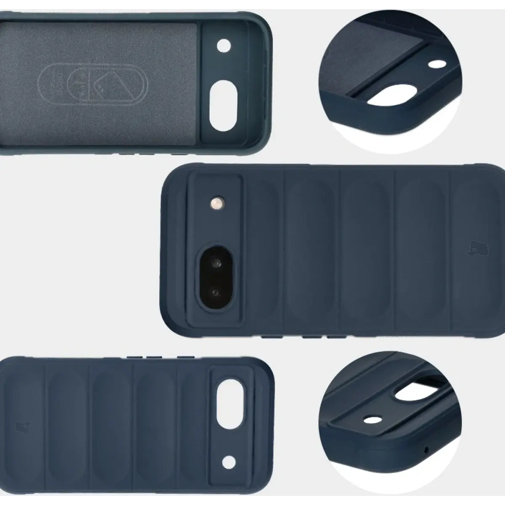 Pancerne etui Bizon Case Tur do Google Pixel 8a granatowe