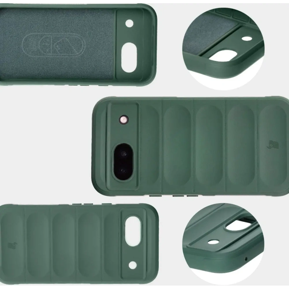 Pancerne etui Bizon Case Tur do Google Pixel 8a ciemnozielone