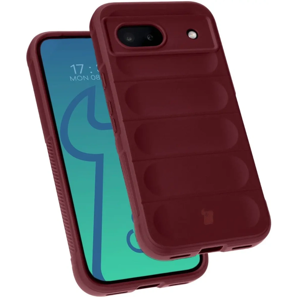 Pancerne etui Bizon Case Tur do Google Pixel 8a ciemnofioletowe