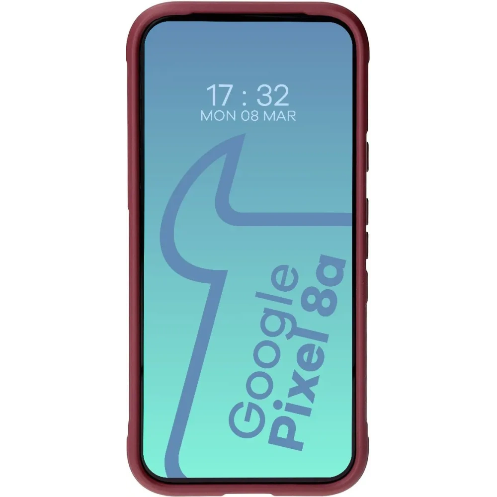 Pancerne etui Bizon Case Tur do Google Pixel 8a ciemnofioletowe