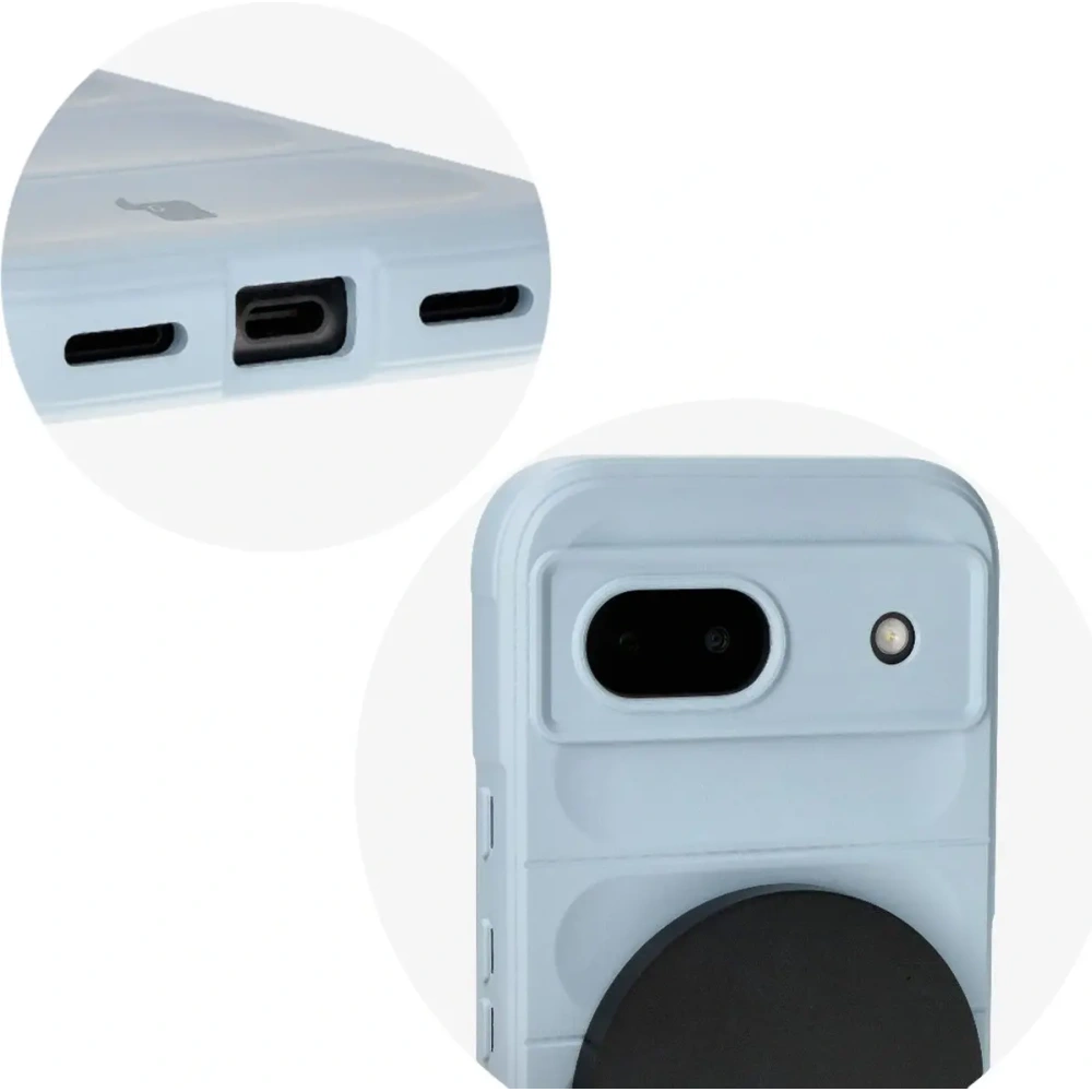 Pancerne etui Bizon Case Tur do Google Pixel 8a jasnoniebieskie