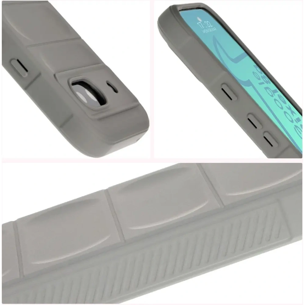 Pancerne etui Bizon Case Tur do Google Pixel 8a jasnoszare