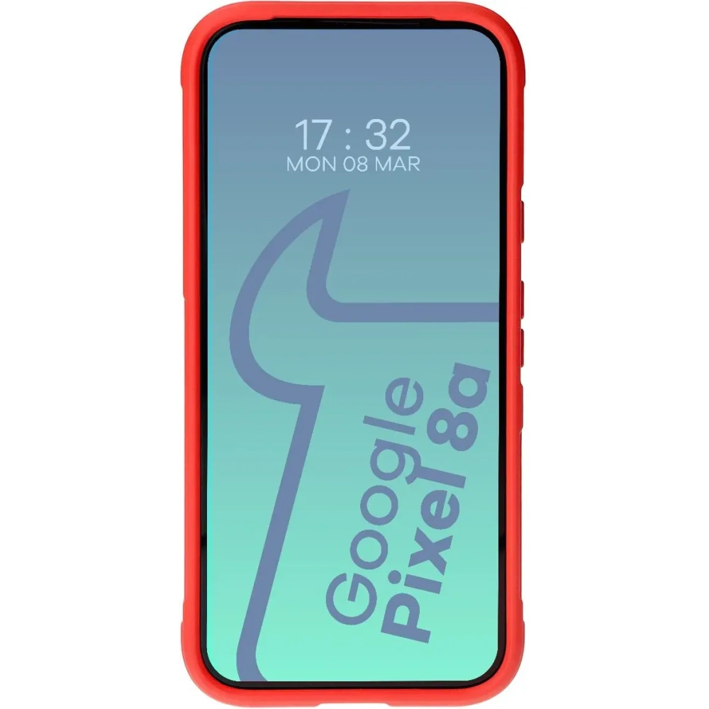Pancerne etui Bizon Case Tur do Google Pixel 8a czerwone