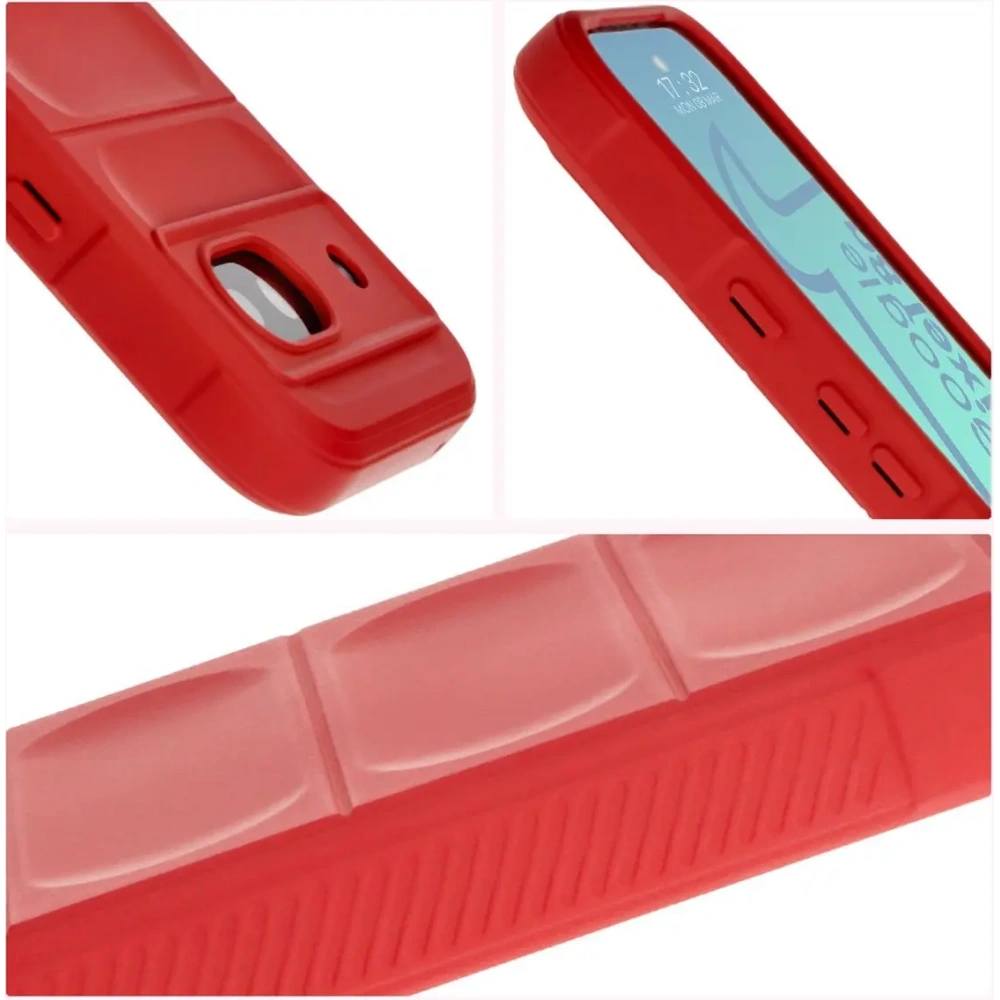 Pancerne etui Bizon Case Tur do Google Pixel 8a czerwone