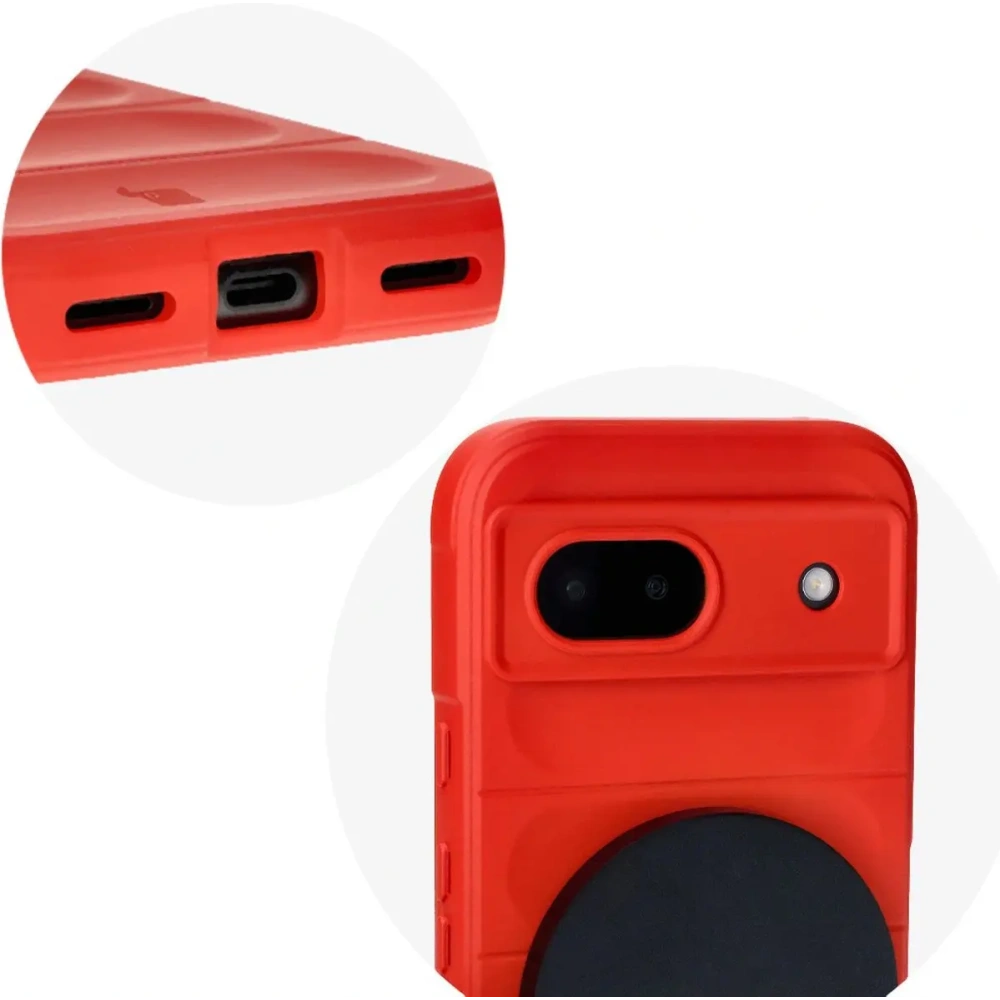 Pancerne etui Bizon Case Tur do Google Pixel 8a czerwone