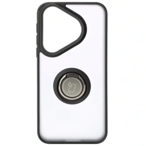 Kup Etui z uchwytem na palec Bizon Case Hybrid Ring do Huawei Pura 70 przydymione z czarną ramką - BIZ5996 - {ean13} - Sklep Home Screen