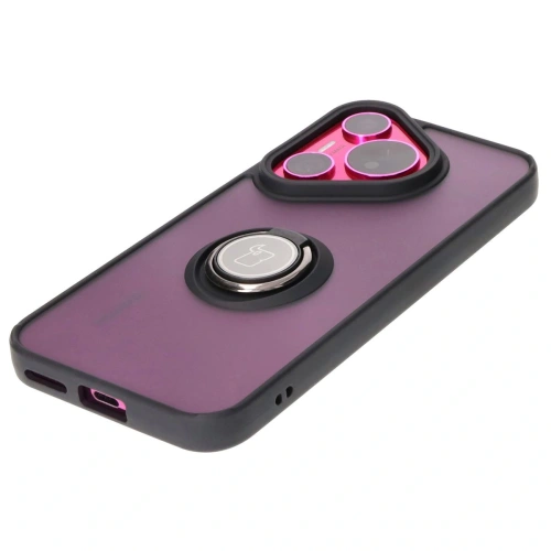 Buy Bizon Case Hybrid Ring Huawei Pura 70 smoky with a black frame - BIZ5996 - {ean13} - Home Screen Store Europe