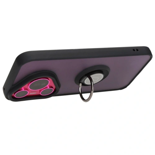 Buy Bizon Case Hybrid Ring Huawei Pura 70 smoky with a black frame - BIZ5996 - {ean13} - Home Screen Store Europe
