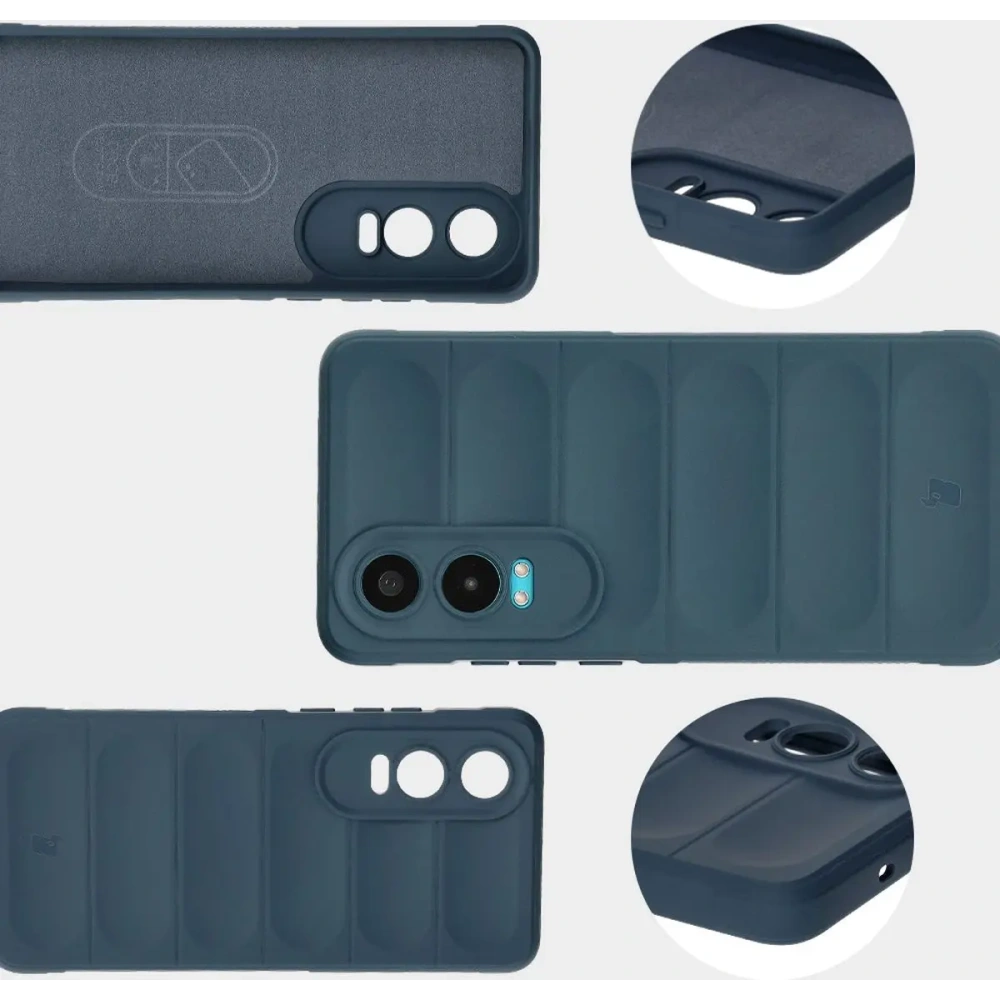 Pancerne etui Bizon Case Tur do OnePlus Nord CE4 Lite 5G granatowe