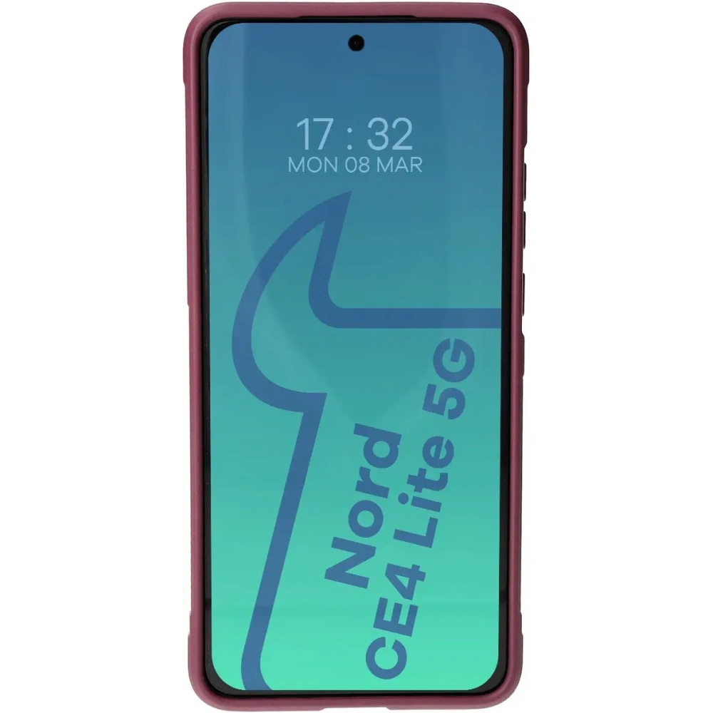 Pancerne etui Bizon Case Tur do OnePlus Nord CE4 Lite 5G ciemnofioletowe