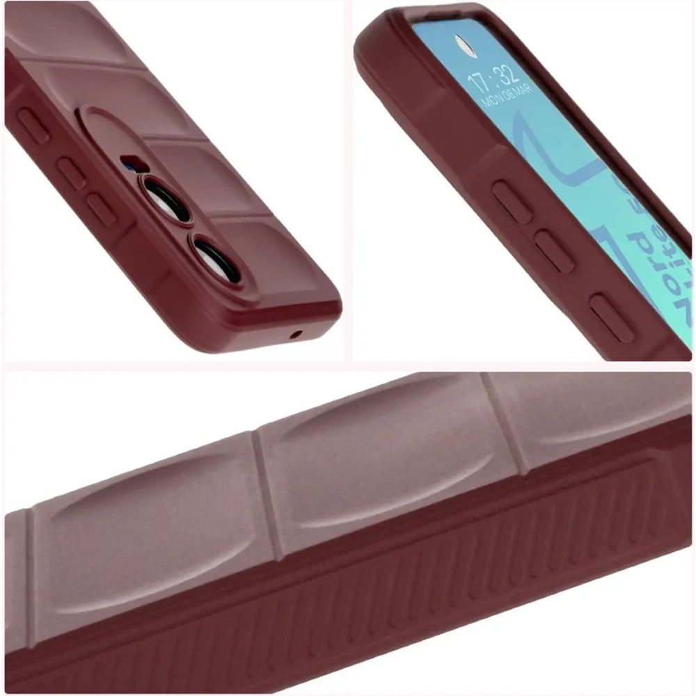 Pancerne etui Bizon Case Tur do OnePlus Nord CE4 Lite 5G ciemnofioletowe