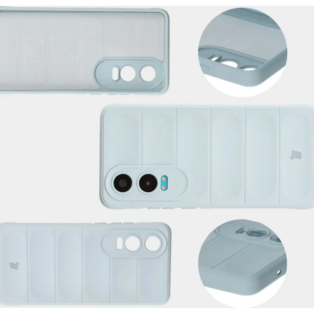 Pancerne etui Bizon Case Tur do OnePlus Nord CE4 Lite 5G jasnoniebieskie