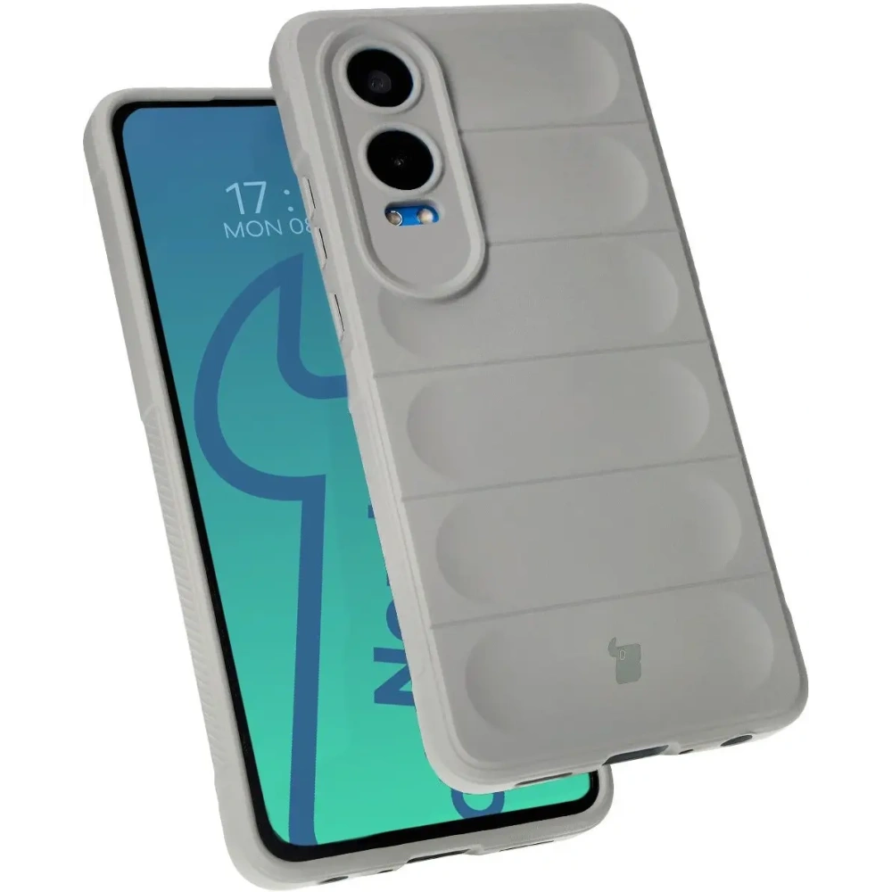 Pancerne etui Bizon Case Tur do OnePlus Nord CE4 Lite 5G jasnoszare