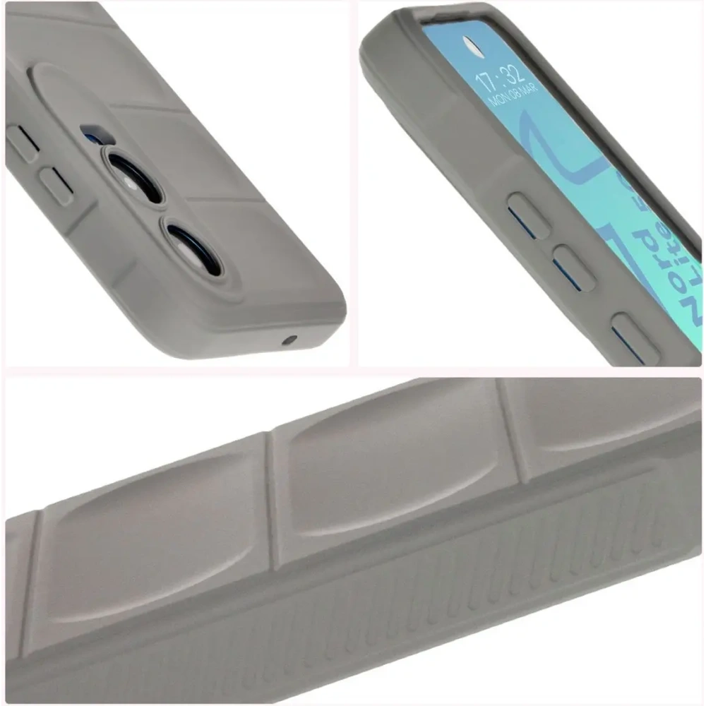 Pancerne etui Bizon Case Tur do OnePlus Nord CE4 Lite 5G jasnoszare