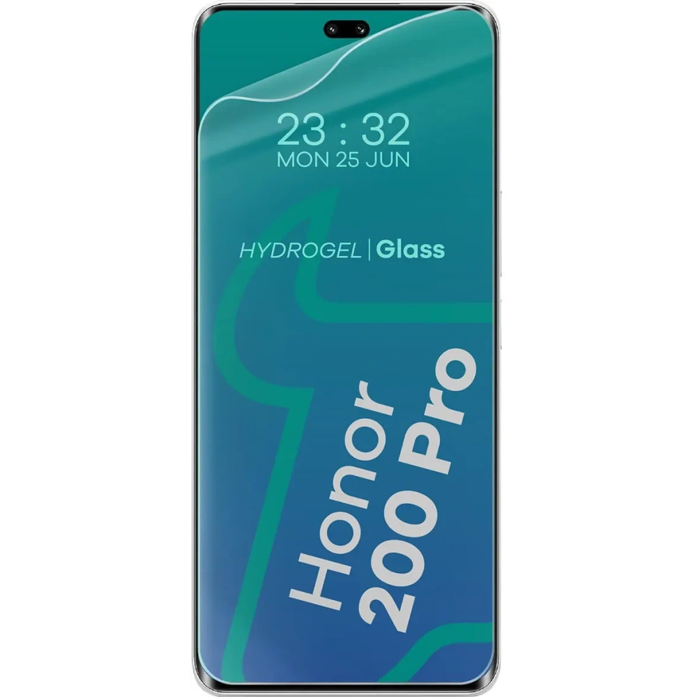 Etui + 2x folia na ekran Bizon Case Clear Pack do Honor 200 Pro przezroczyste