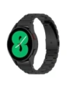 Kup Pásek z nerezové oceli Bizon Strap Watch Aura do Samsung Galaxy Watch FE/7/6/6 Classic/5/5 Pro/4/4 Classic černý - BIZ5793 - {ean13} - Sklep Home Screen