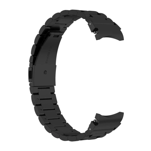 Kup Pásek z nerezové oceli Bizon Strap Watch Aura do Samsung Galaxy Watch FE/7/6/6 Classic/5/5 Pro/4/4 Classic černý - BIZ5793 - {ean13} - Sklep Home Screen