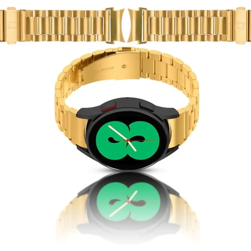 Kup Bizon Strap Uhr Aura Samsung Galaxy Watch FE/7/6/6 Classic/5/5 Pro/4/4 Classic gold - BIZ5795 - {ean13} - Sklep Home Screen