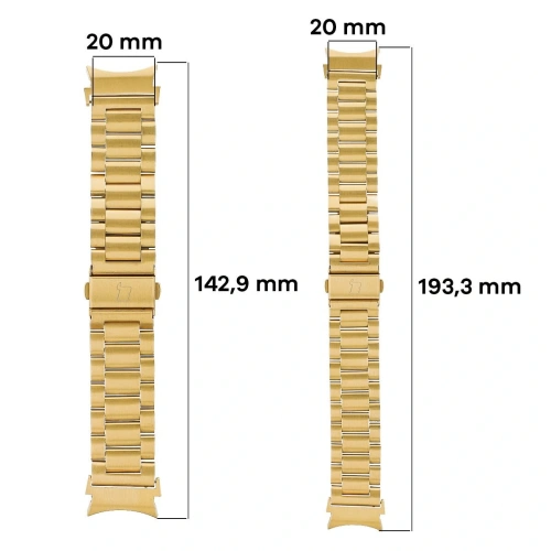 Buy Bizon Strap Watch Aura Samsung Galaxy Watch FE/7/6/6 Classic/5/5 Pro/4/4 Classic gold - BIZ5795 - {ean13} - Home Screen Store Europe
