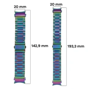 Kup Bizon Strap Watch Aura Samsung Galaxy Watch FE/7/6/6 Classic/5/5 Pro/4/4 Classic Regenbogen - BIZ6014 - {ean13} - Sklep Home Screen