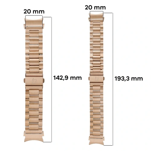Buy Bizon Strap Watch Aura Samsung Galaxy Watch FE/7/6/6 Classic/5/5 Pro/4/4 Classic rose gold - BIZ6015 - {ean13} - Home Screen Store Europe