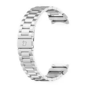 Kup Bizon Strap Watch Aura Samsung Galaxy Watch FE/7/6/6 Classic/5/5 Pro/4/4 Classic ezüst - BIZ6016 - {ean13} - Sklep Home Screen