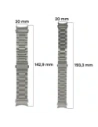 Kup Bizon Strap Watch Aura Samsung Galaxy Watch FE/7/6/6 Classic/5/5 Pro/4/4 Classic argintiu - BIZ6016 - {ean13} - Sklep Home Screen