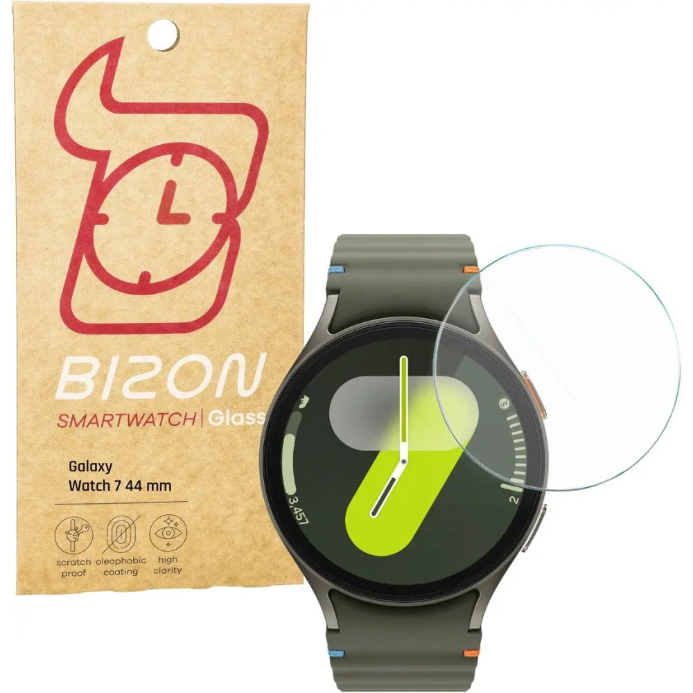 Szkło hartowane na ekran Bizon Glass Watch Clear do Samsung Galaxy Watch 7 44 mm
