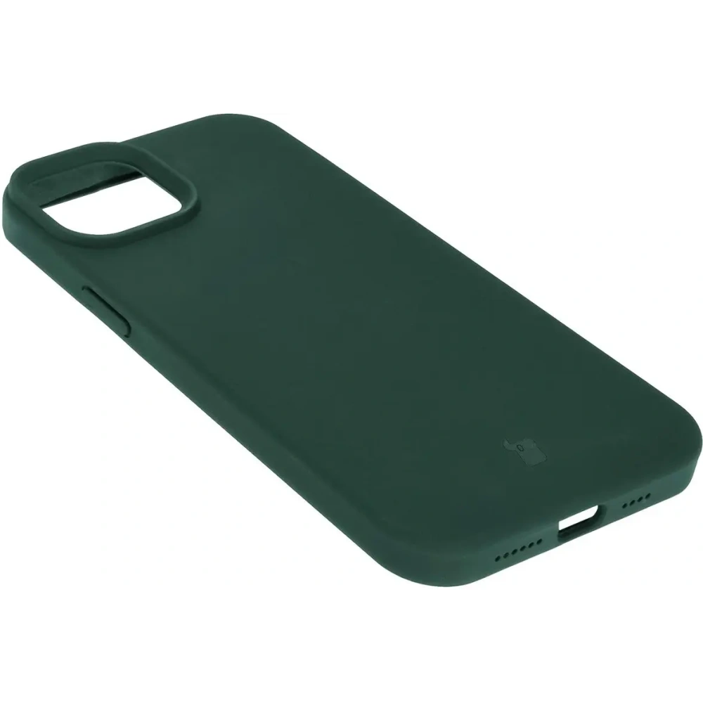 Silikonowe etui Bizon Soft Case do Apple iPhone 15 Plus ciemnozielone