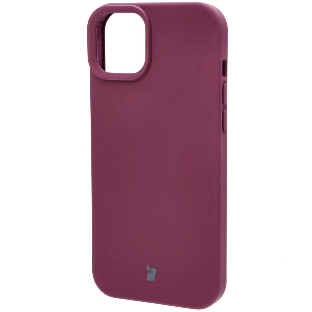 Silikonowe etui Bizon Soft Case do Apple iPhone 15 Plus ciemnofioletowe