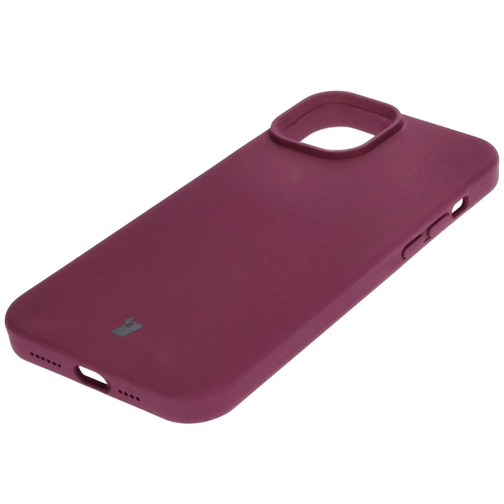 Silikonowe etui Bizon Soft Case do Apple iPhone 15 Plus ciemnofioletowe
