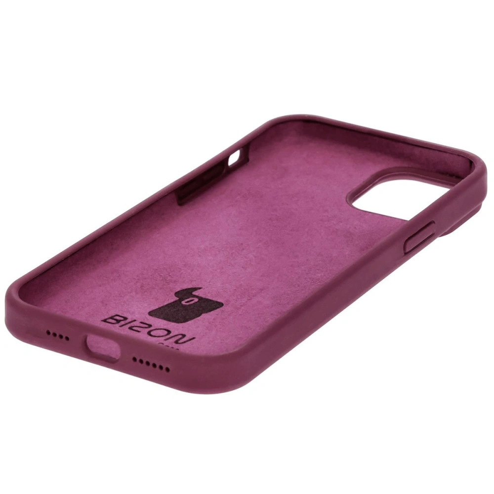 Silikonowe etui Bizon Soft Case do Apple iPhone 15 Plus ciemnofioletowe