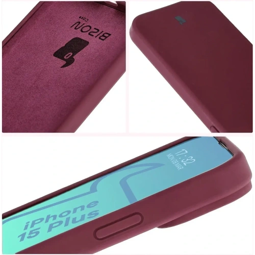 Kup Bizon Soft Case Apple iPhone 15 Plus dunkel lila - BIZ6022 - {ean13} - Sklep Home Screen