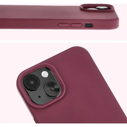 Kup Silikonowe etui Bizon Soft Case do Apple iPhone 15 Plus ciemnofioletowe - BIZ6022 - {ean13} - Sklep Home Screen