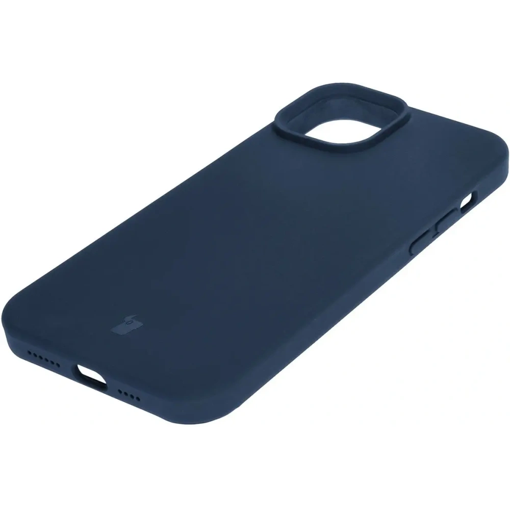 Silikonowe etui Bizon Soft Case do Apple iPhone 15 Plus ciemnoniebieskie