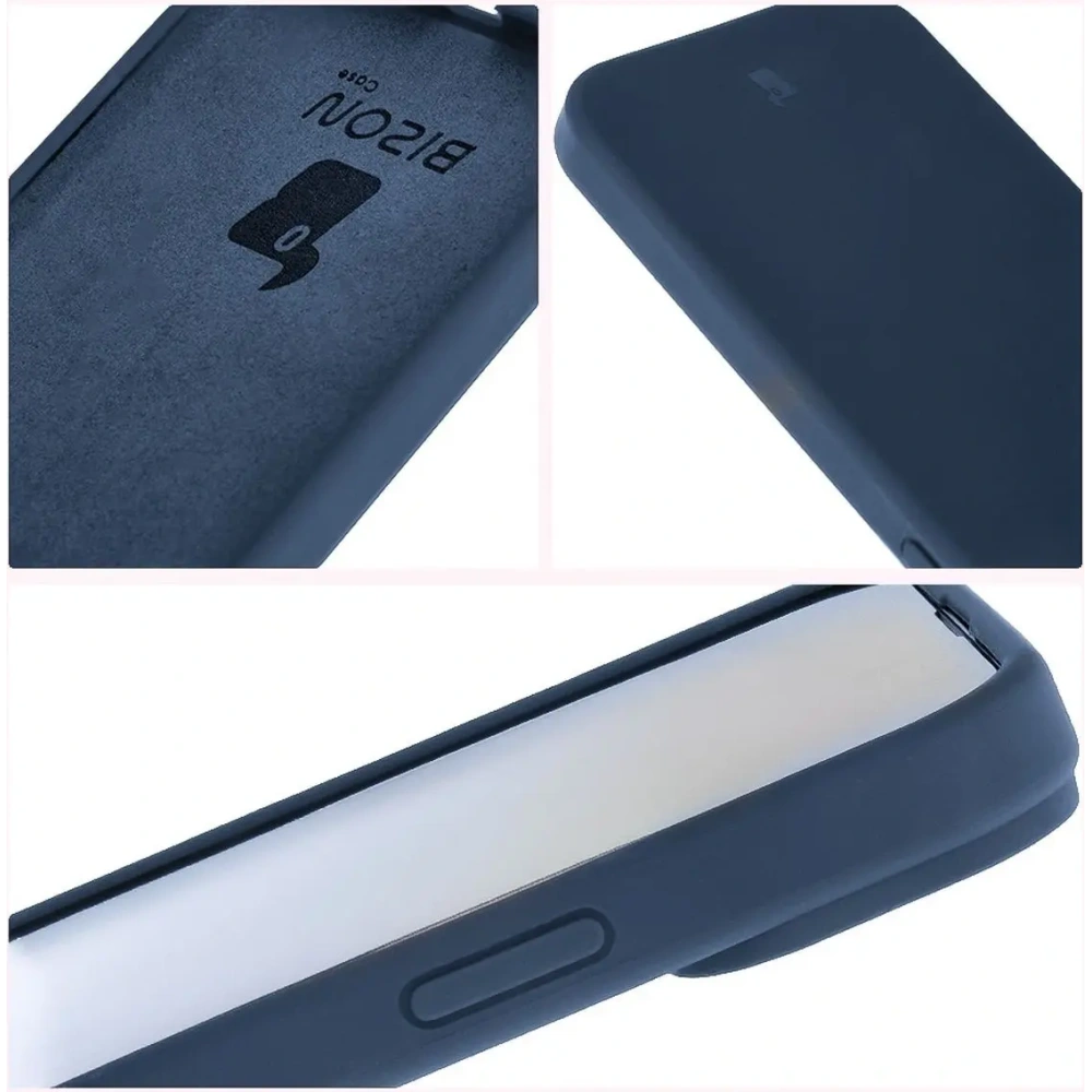 Silikonowe etui Bizon Soft Case do Apple iPhone 15 Plus ciemnoniebieskie